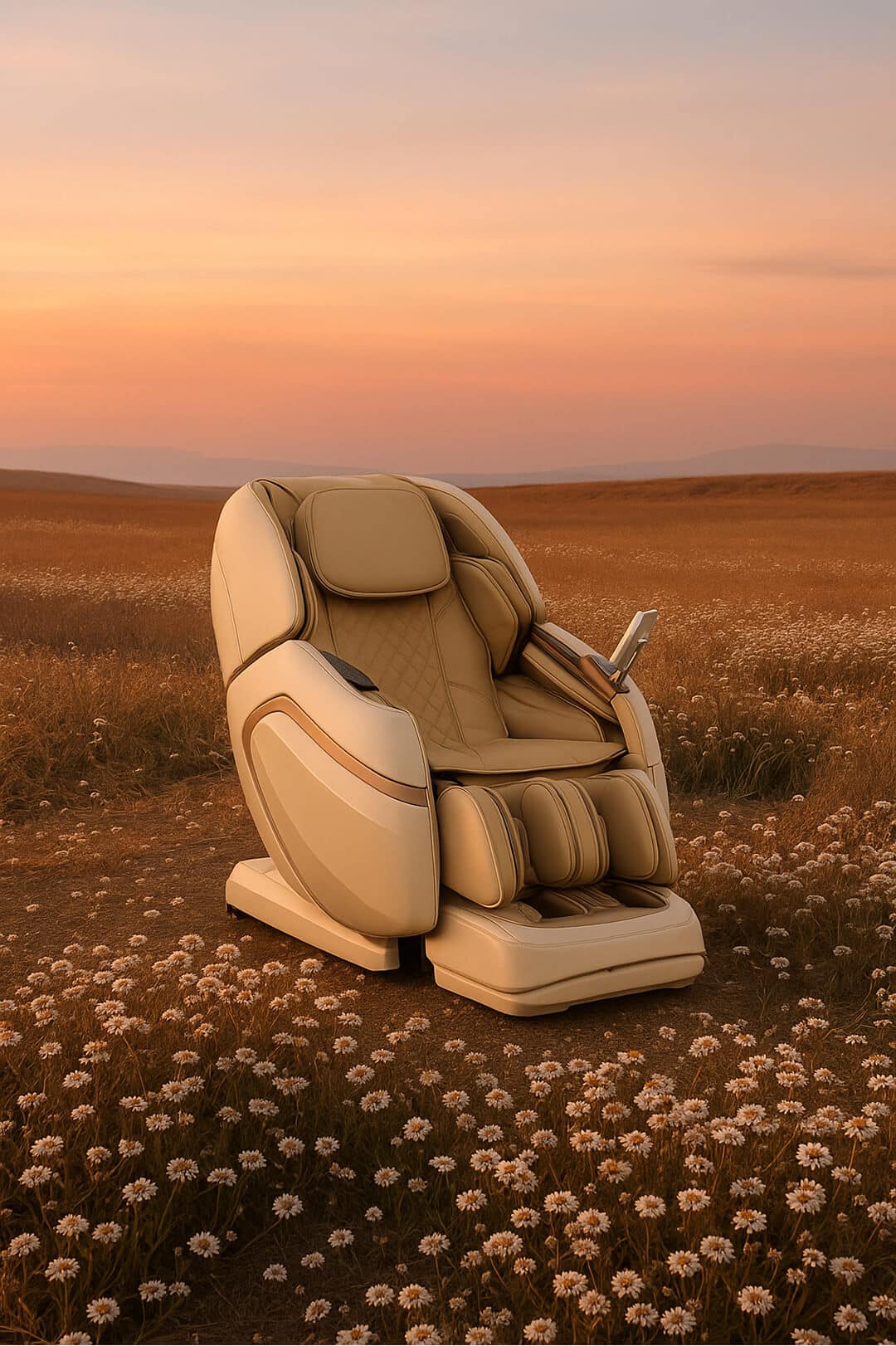 Massagestoel TotalSeat Flavia natuur