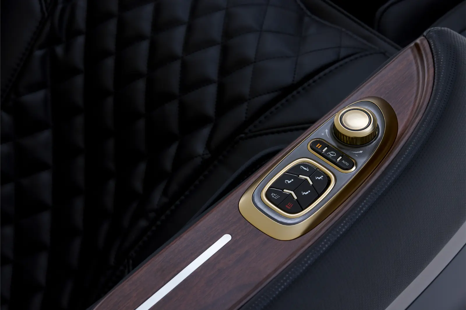 Massagestoel Totalseat Flavia Zwart Detail