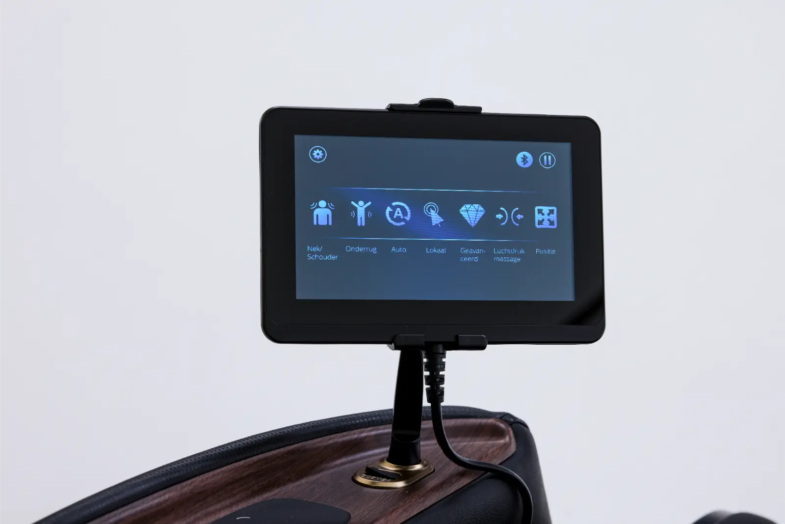 Massagestoel Totalseat Flavia Zwart Detail