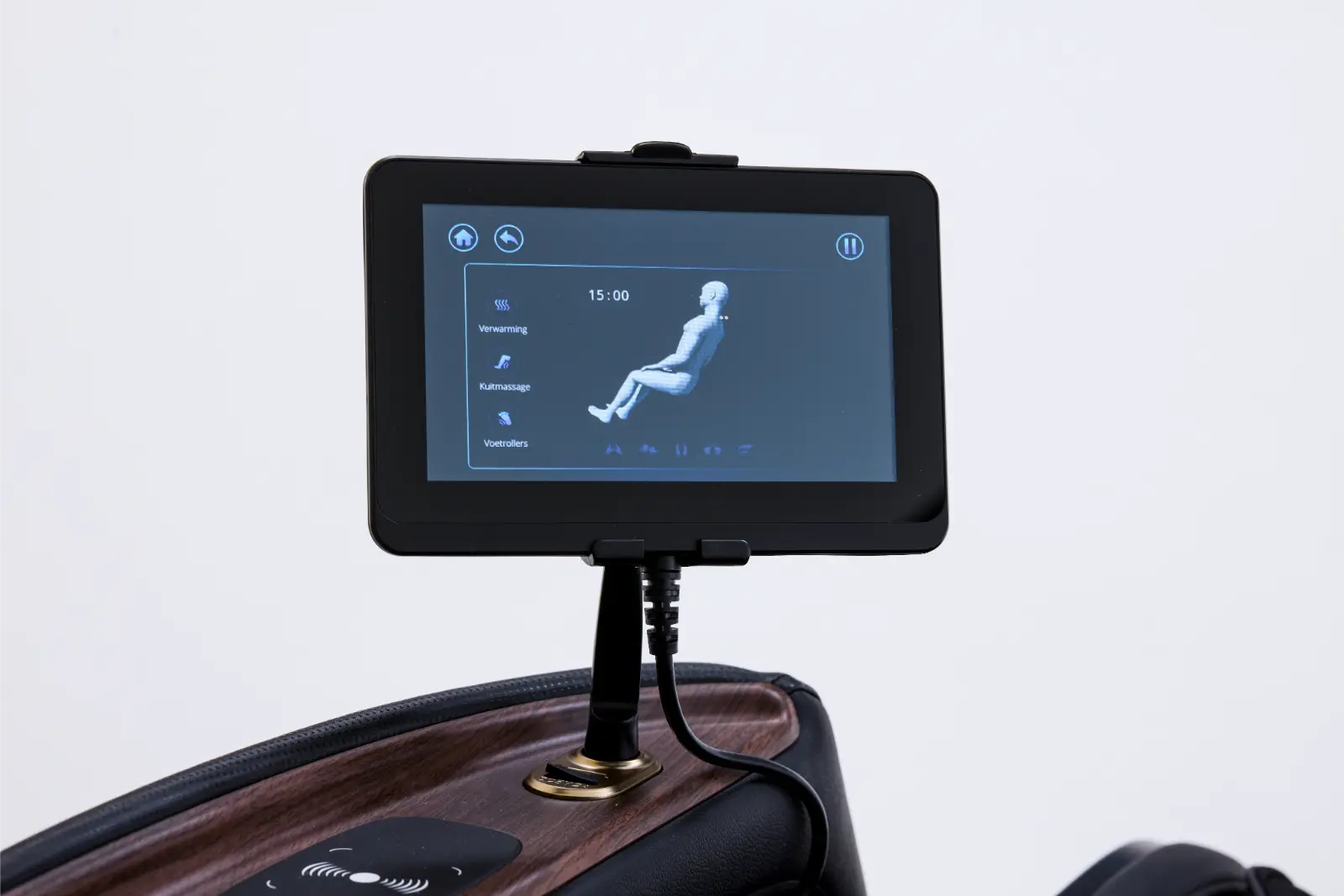 Massagestoel Totalseat Flavia Zwart Detail