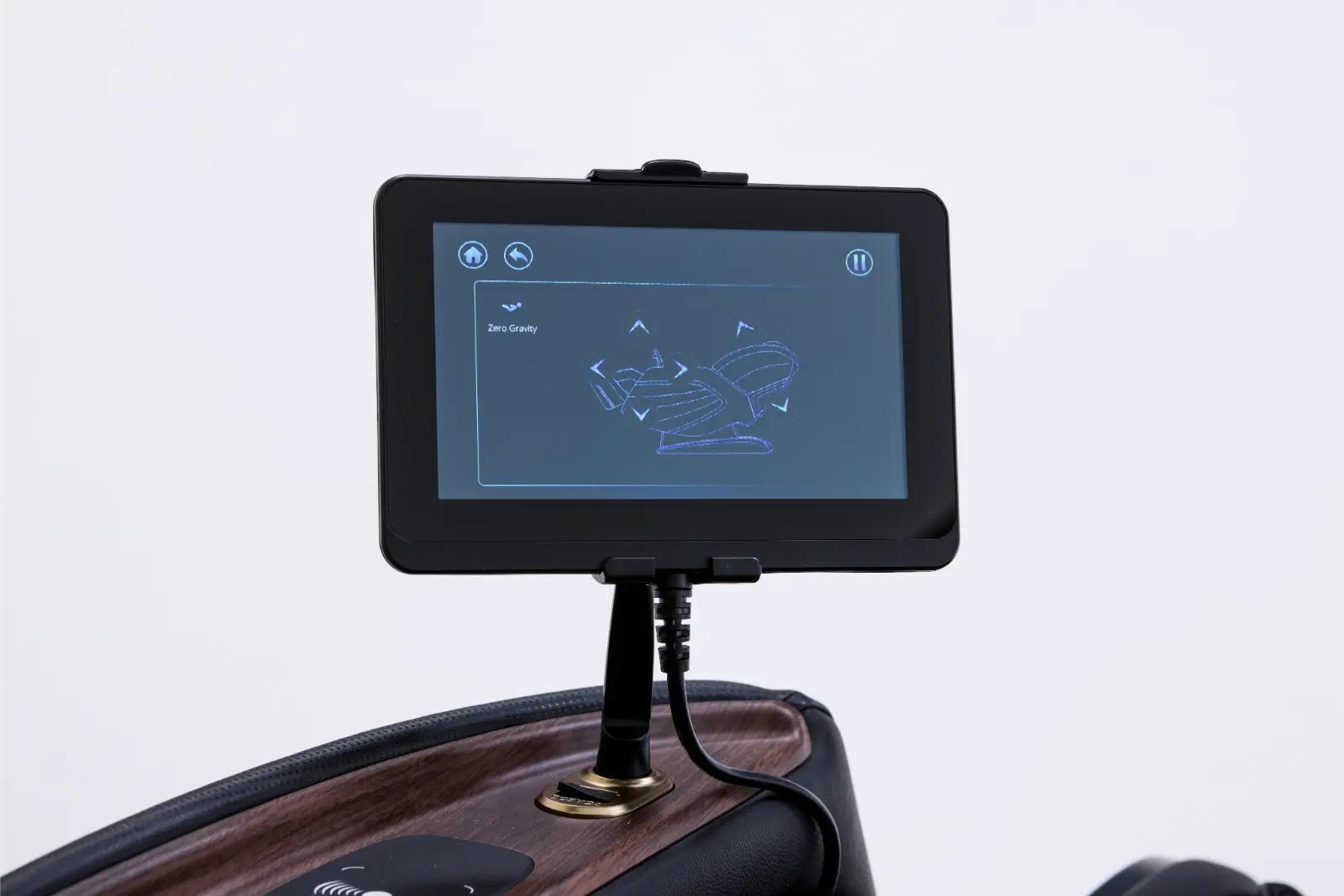 Massagestoel Totalseat Flavia Zwart Detail