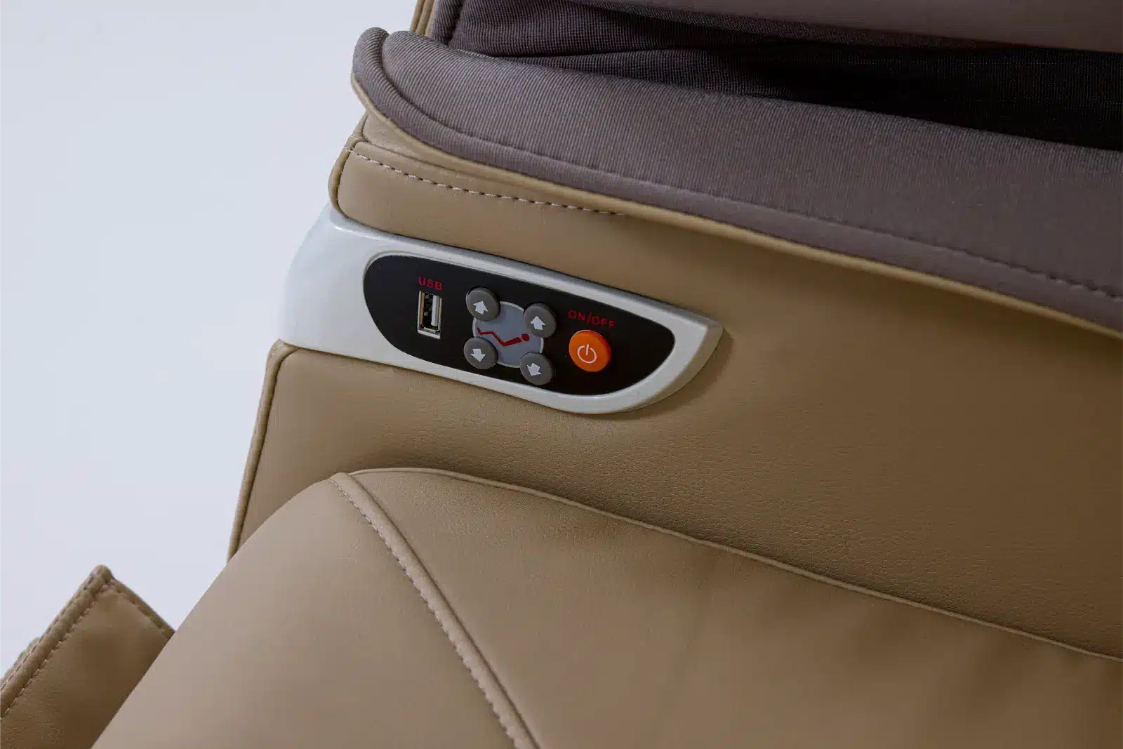 Massagestoel Totalseat Leone Beige Detail